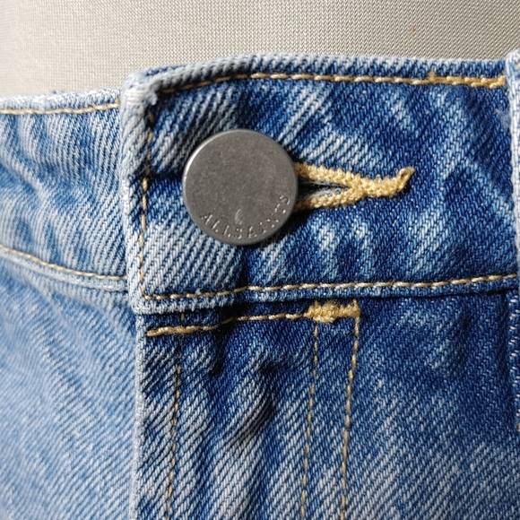 ALL Saints Kim distressed denim skirt size 6 - Picture 5 of 10